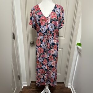 Knox Rose Floral Dress - Pink and Purple